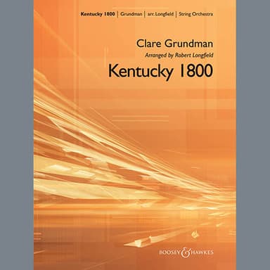 Kentucky 1800 - Conductor Score (Full Score)