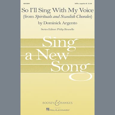 So I'll Sing With My Voice