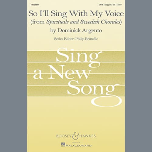 So I'll Sing With My Voice