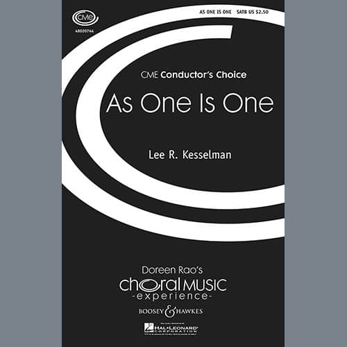 As One Is One