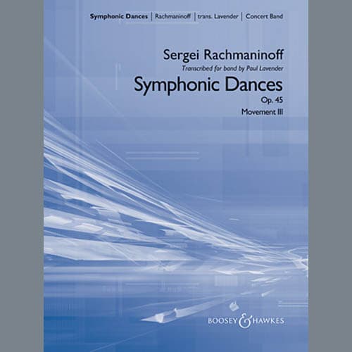Symphonic Dances, Op.45 - Bb Trumpet Parts - Digital Only