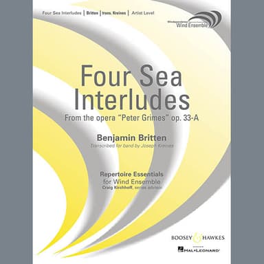 Four Sea Interludes (from the opera "Peter Grimes") - Conductor Score (Full Score)