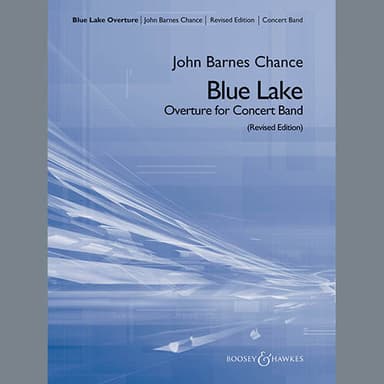 Blue Lake (Overture for Concert Band) - F Horn 1