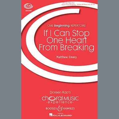If I Can Stop One Heart From Breaking