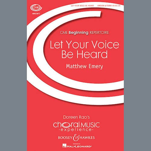 Let Your Voice Be Heard