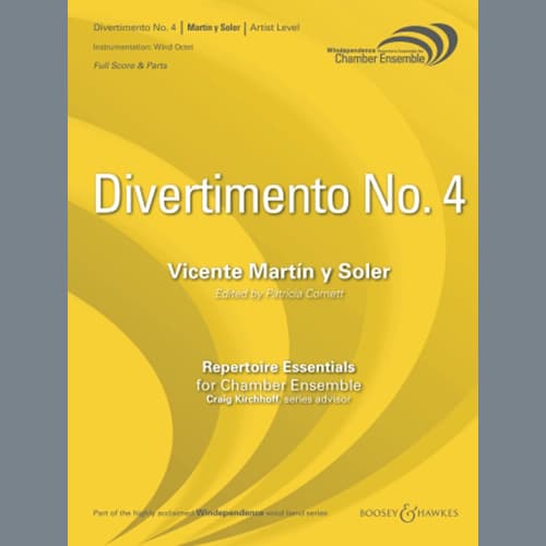 Divertimento No. 4 (ed. Patricia Cornett) - Bb Clarinet 2