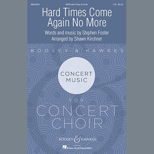 Hard Times Come Again No More (arr. Shawn Kirchner) - Violin