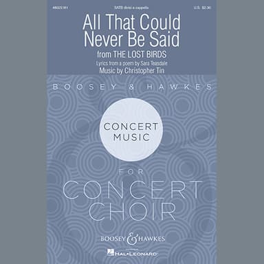 All That Could Never Be Said (Movement IX from The Lost Birds)