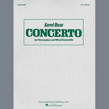 Concerto for Percussion and Wind Ensemble (Score Only) - Conductor