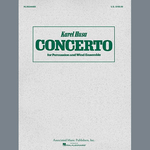 Concerto for Percussion and Wind Ensemble (Score Only)