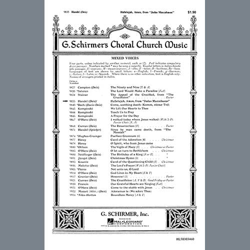 Hallelujah, Amen (from Judas Maccabaeus)