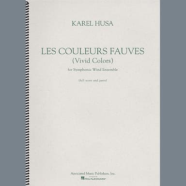 Les Couleurs Fauves (Vivid Colors) (Score Only) - Full Score