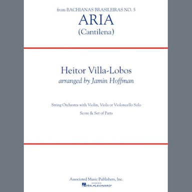 Aria (Cantilena) (arr. Jamin Hoffman) - Solo Violin