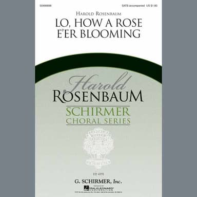 Lo, How A Rose E'er Blooming