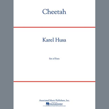 Cheetah (Score Only) - Full Score