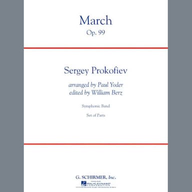 March, Op. 99 - Bb Tenor Saxophone