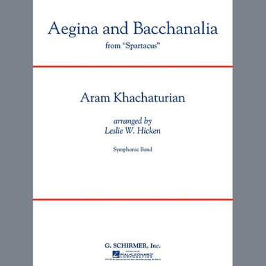 Aegina and Bacchanalia (from Spartacus) - Eb Alto Saxophone 2