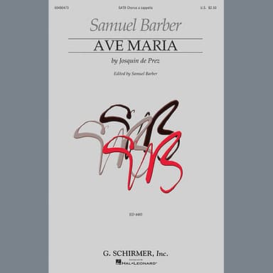Ave Maria (ed. Samuel Barber)