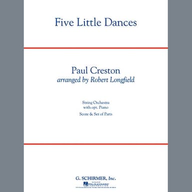 Five Little Dances (arr. Paul Longfield) - Full Score