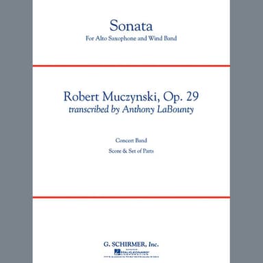 Sonata for Alto Saxophone, Op. 29 - Tuba