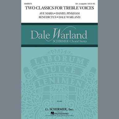 Two Classics For Treble Voices