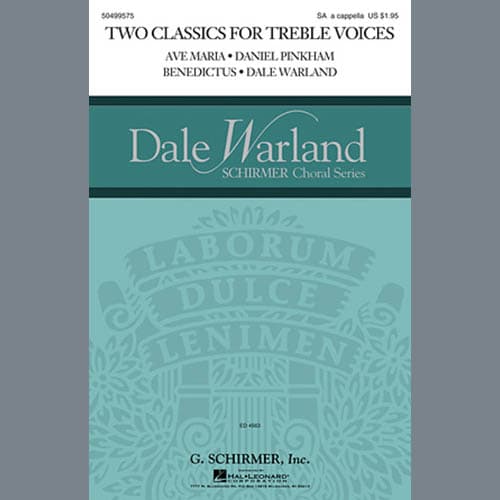 Two Classics For Treble Voices