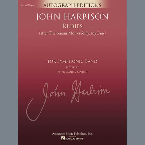 Rubies (After Thelonious Monk's "Ruby, My Dear") - Bb Clarinet 2