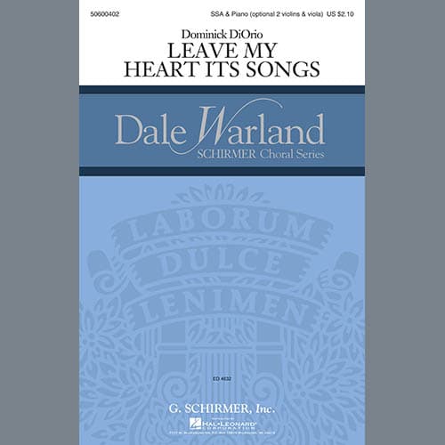 Leave My Heart Its Songs