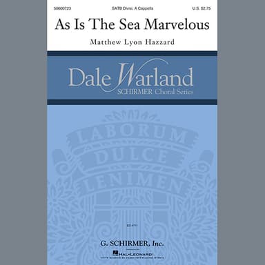 As Is The Sea Marvelous