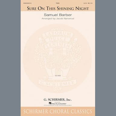 Sure On This Shining Night