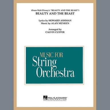 Beauty and the Beast (arr. Calvin Custer) - Viola