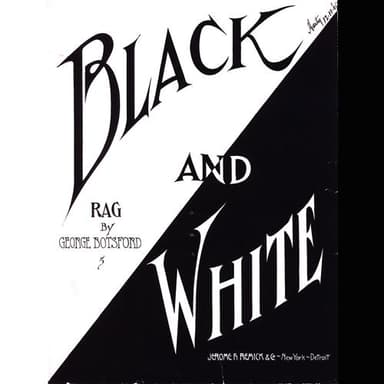 Black And White Rag