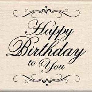 Happy Birthday To You
