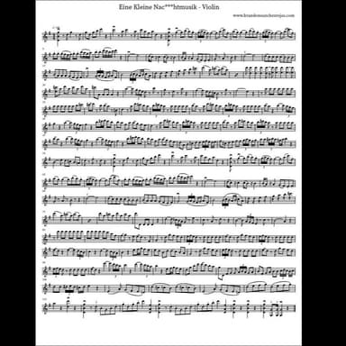 Walk Away As The Door Slams - Violin