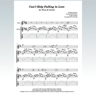 Can't Help Falling In Love (arr. Kenneth Pasciak)