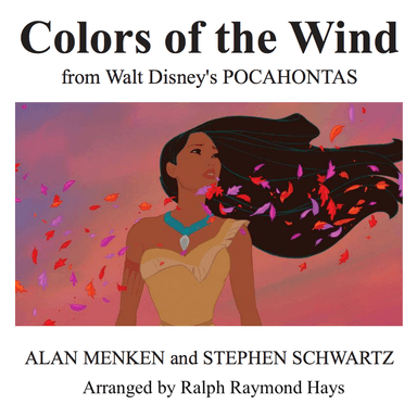 Colors Of The Wind (arr. Ralph Raymond Hays)