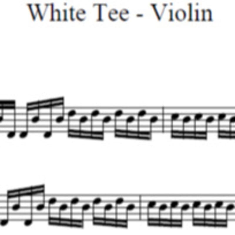 White Tee - Violin