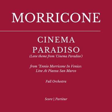 Cinema Paradiso (arr. Flavio Regis Cunha)
