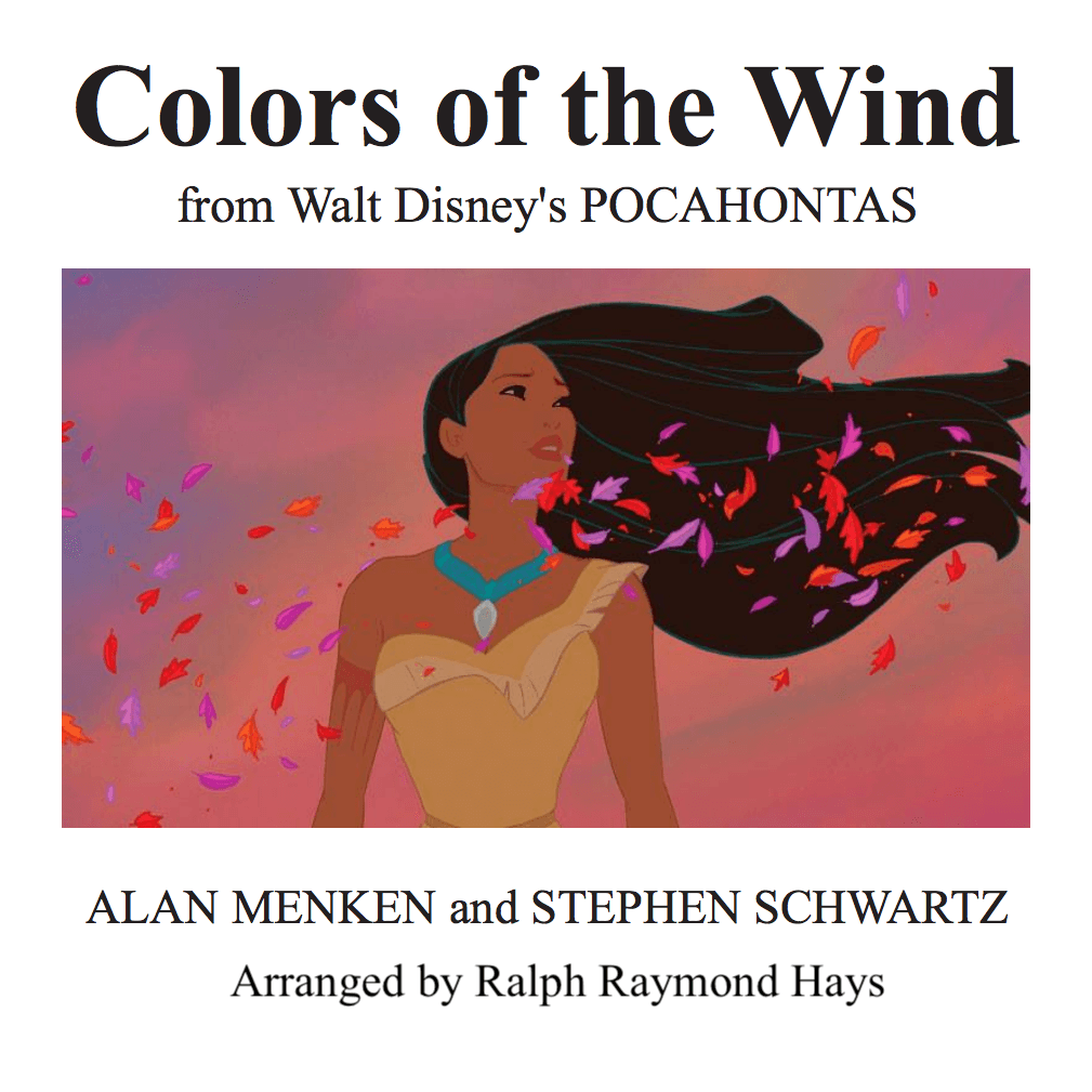 Colors Of The Wind (arr. Ralph Raymond Hays)