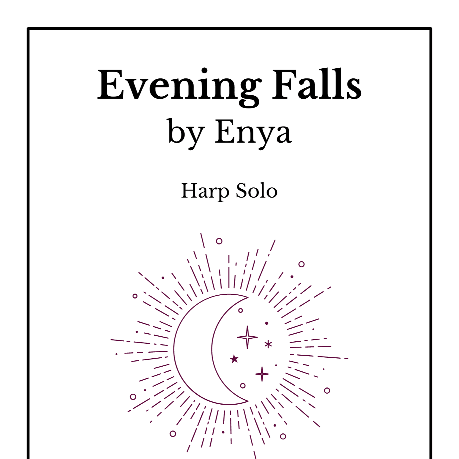 Evening Fall (arr. Vincent Frank)