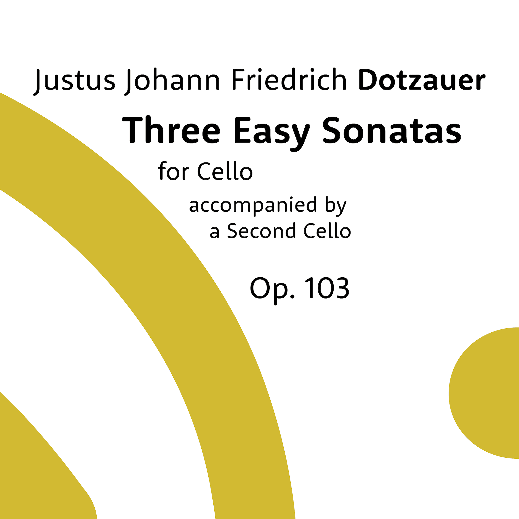 Three Easy Sonatas for Two Cellos (arr. Michele Galvagno)