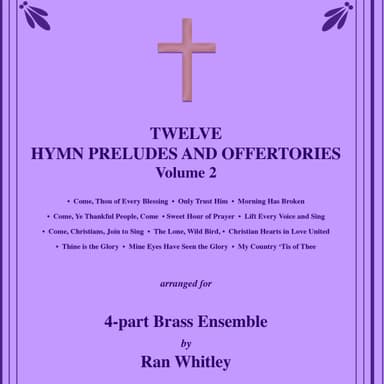Twelve Hymns and Offertories for 4-part Brass Quartet Ensemble (arr. Various)