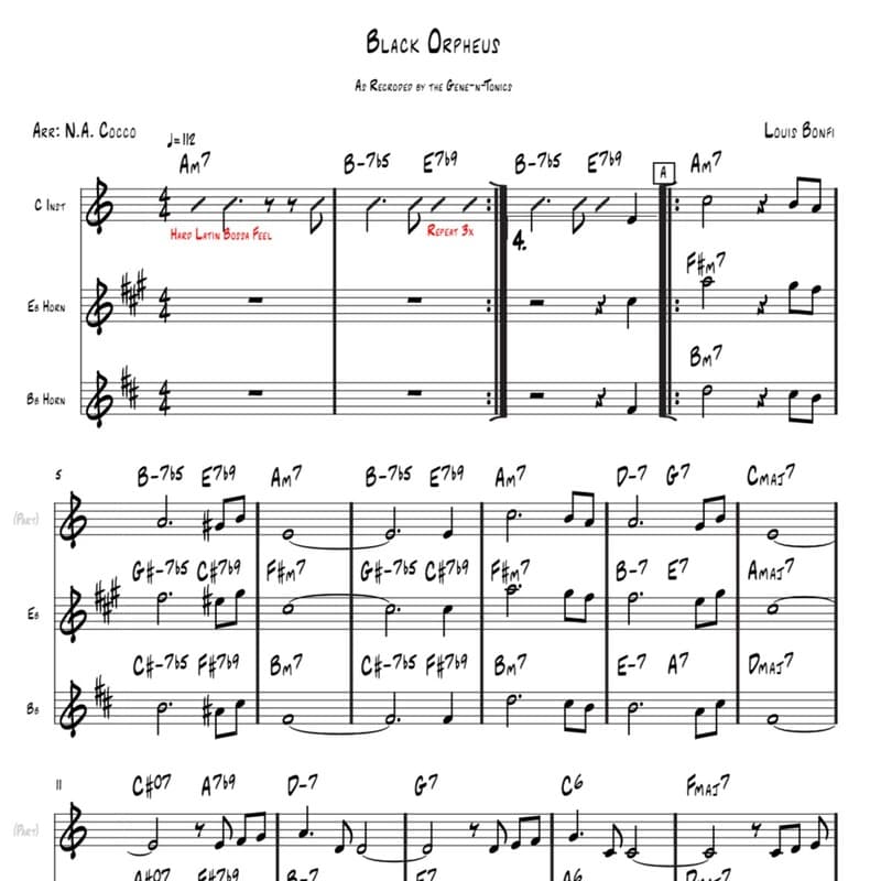 Black Orpheus (arr. Nicholas Cocco)