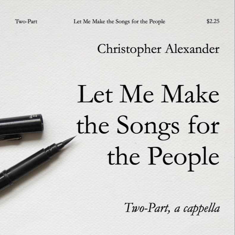 Let Me Make the Songs for the People