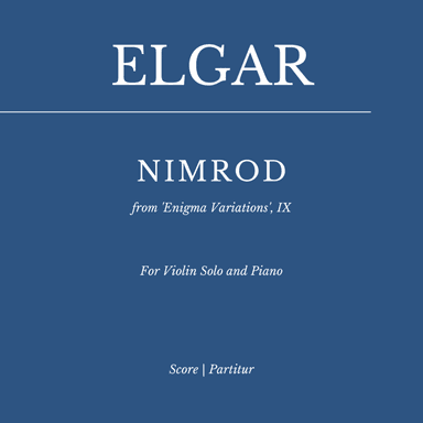 Nimrod (for Violin Solo and Piano) (arr. Flavio Regis Cunha)