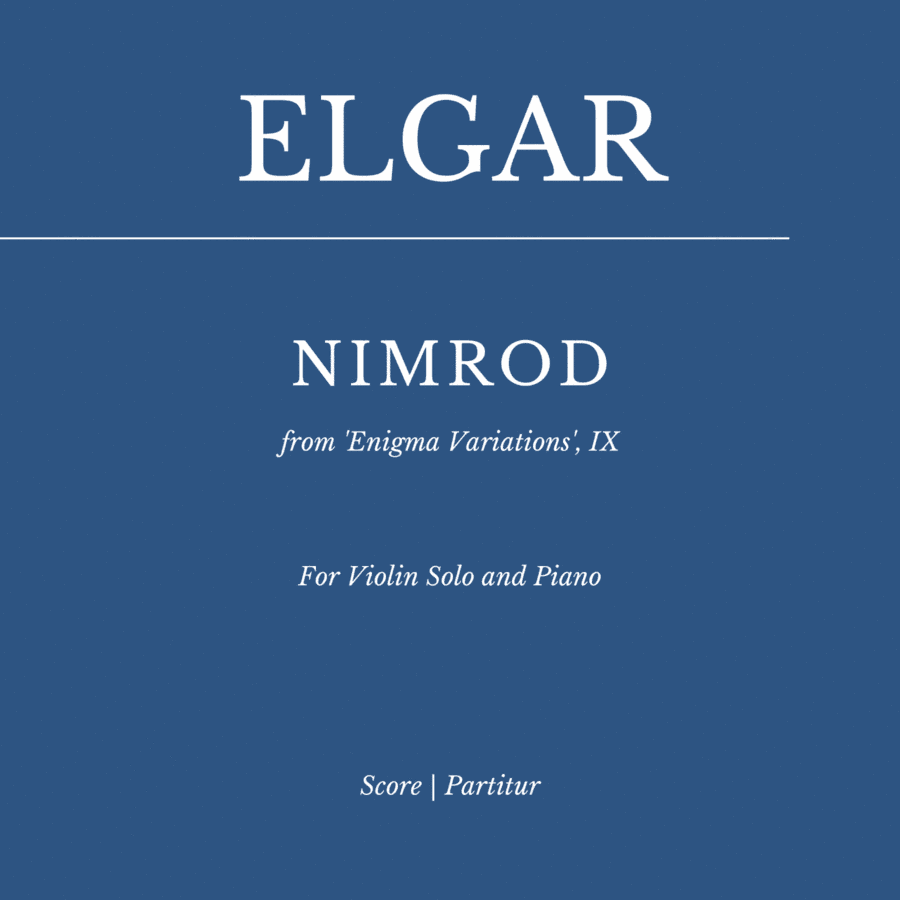 Nimrod (for Violin Solo and Piano) (arr. Flavio Regis Cunha)