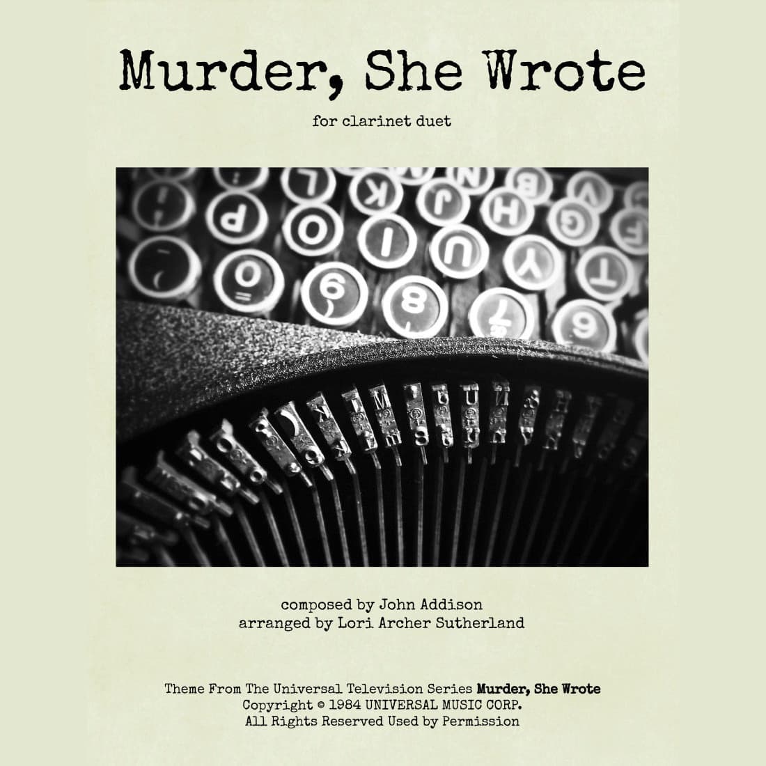 Murder, She Wrote (arr. Lori Archer Sutherland)
