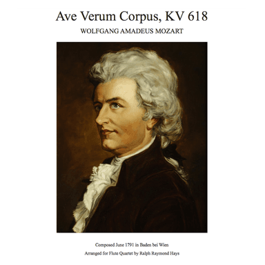 Ave Verum Corpus (for flute quartet) (arr. Ralph Raymond Hays)