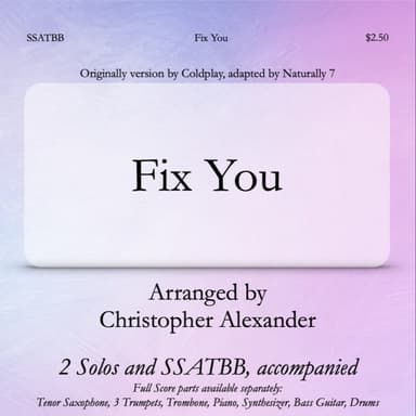 Fix You (arr. Christopher Alexander)