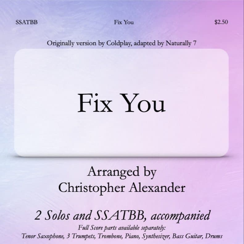 Fix You (arr. Christopher Alexander)